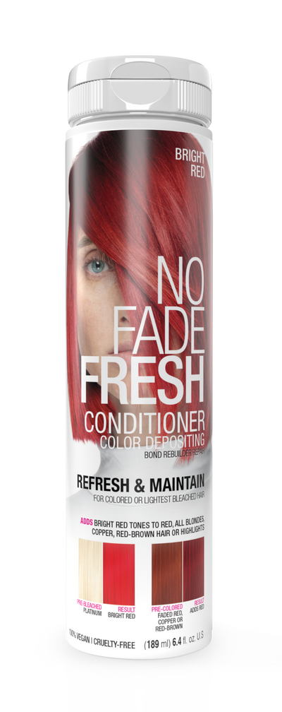No Fade Fresh Semi Permanent Colour Depositing Conditioner Bright Red 189ml