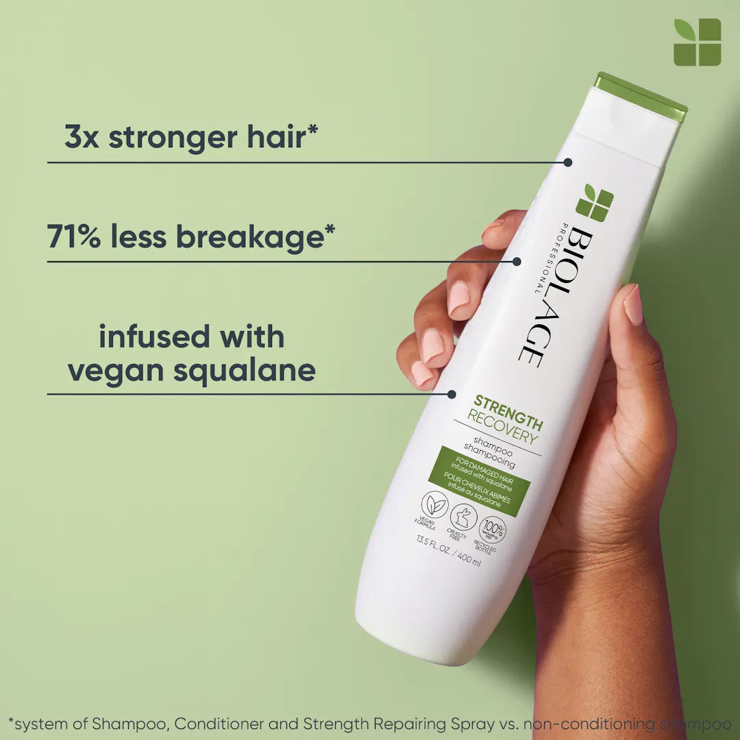 Biolage Strength Recovery Shampoo 1000ml - Salon Warehouse