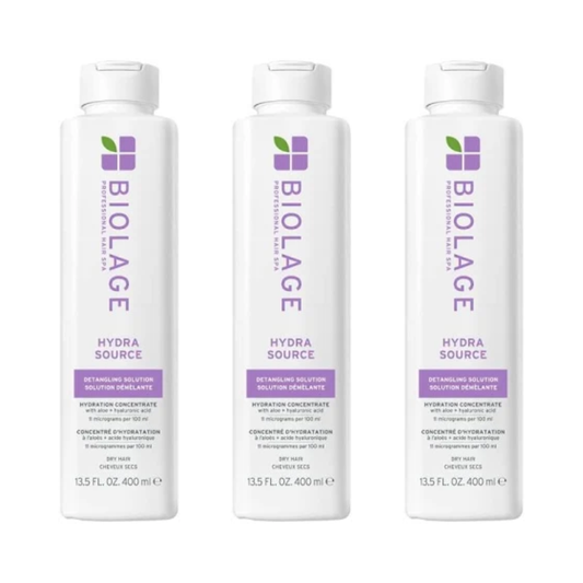 Matrix Biolage Hydrasource Detangling Solution 400ml Trio NEW
