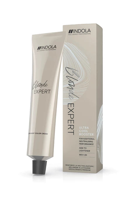 Indola Professional Blonde Expert Ultra Lift Booster Sachets & Ultra Cool Booster 60ml - Salon Warehouse