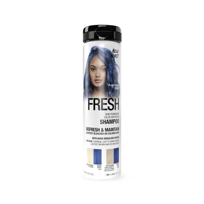 No Fade Fresh Semi Permanent Colour Depositing Shampoo Blue Blast 189ml