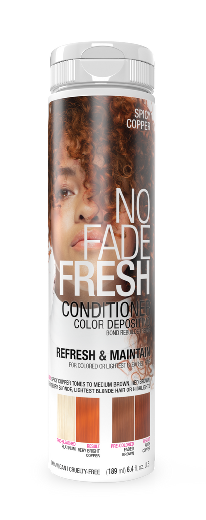 No Fade Fresh Semi Permanent Colour Depositing Conditioner Spicy Copper 189ml