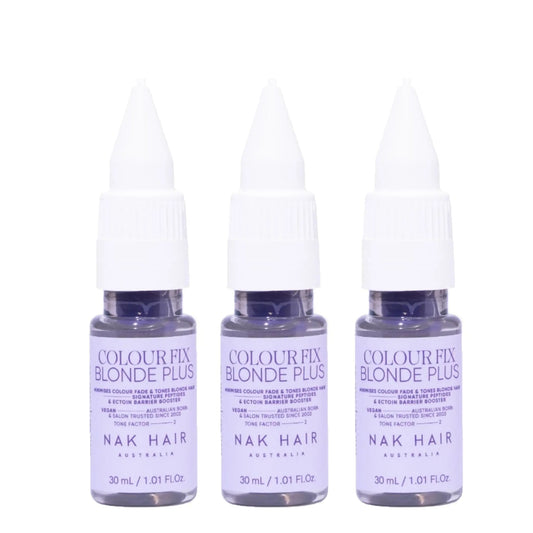 NAK Colour Fix Blonde Plus 30ml Trio - Salon Warehouse