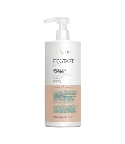 Revlon Re/Start Curls Nourishing Cleanser 1000ml & Leave-In Conditioner 750ml Duo - Salon Warehouse