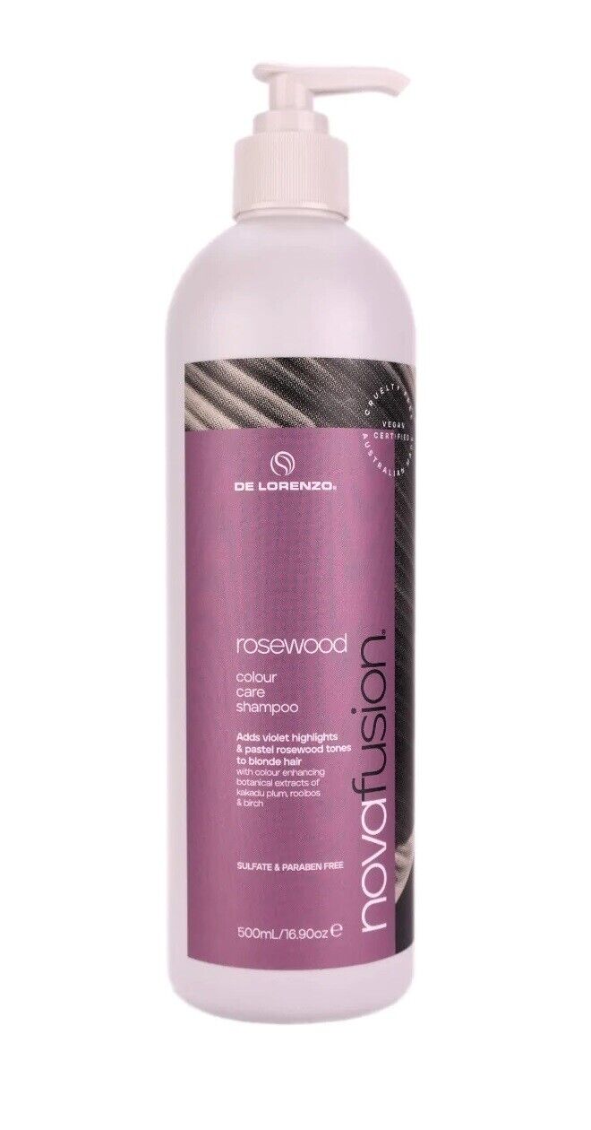 De Lorenzo NovaFusion Rosewood Shampoo 500ml - Salon Warehouse