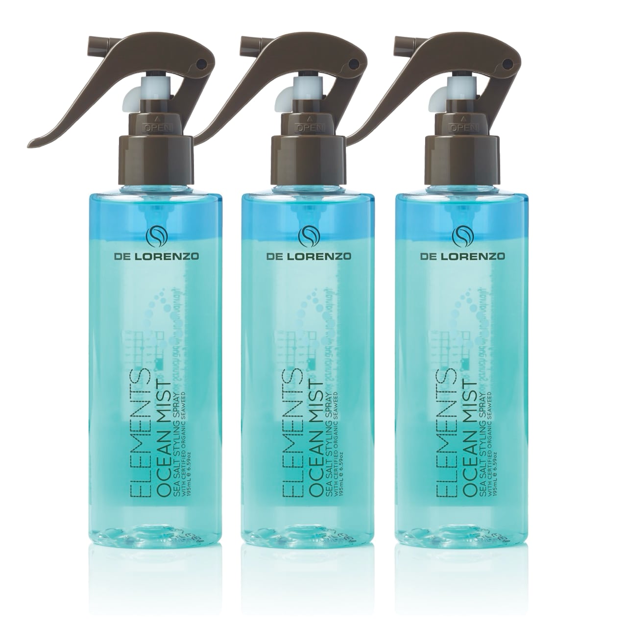 De Lorenzo Elements Ocean Mist 195ml Trio - Salon Warehouse
