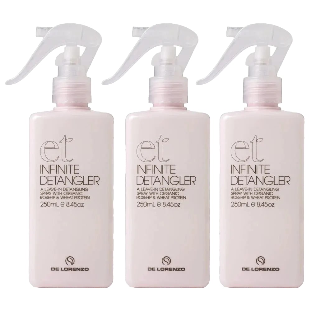 De Lorenzo Essential Treatments Infinite Detangler 250ml Trio - Salon Warehouse