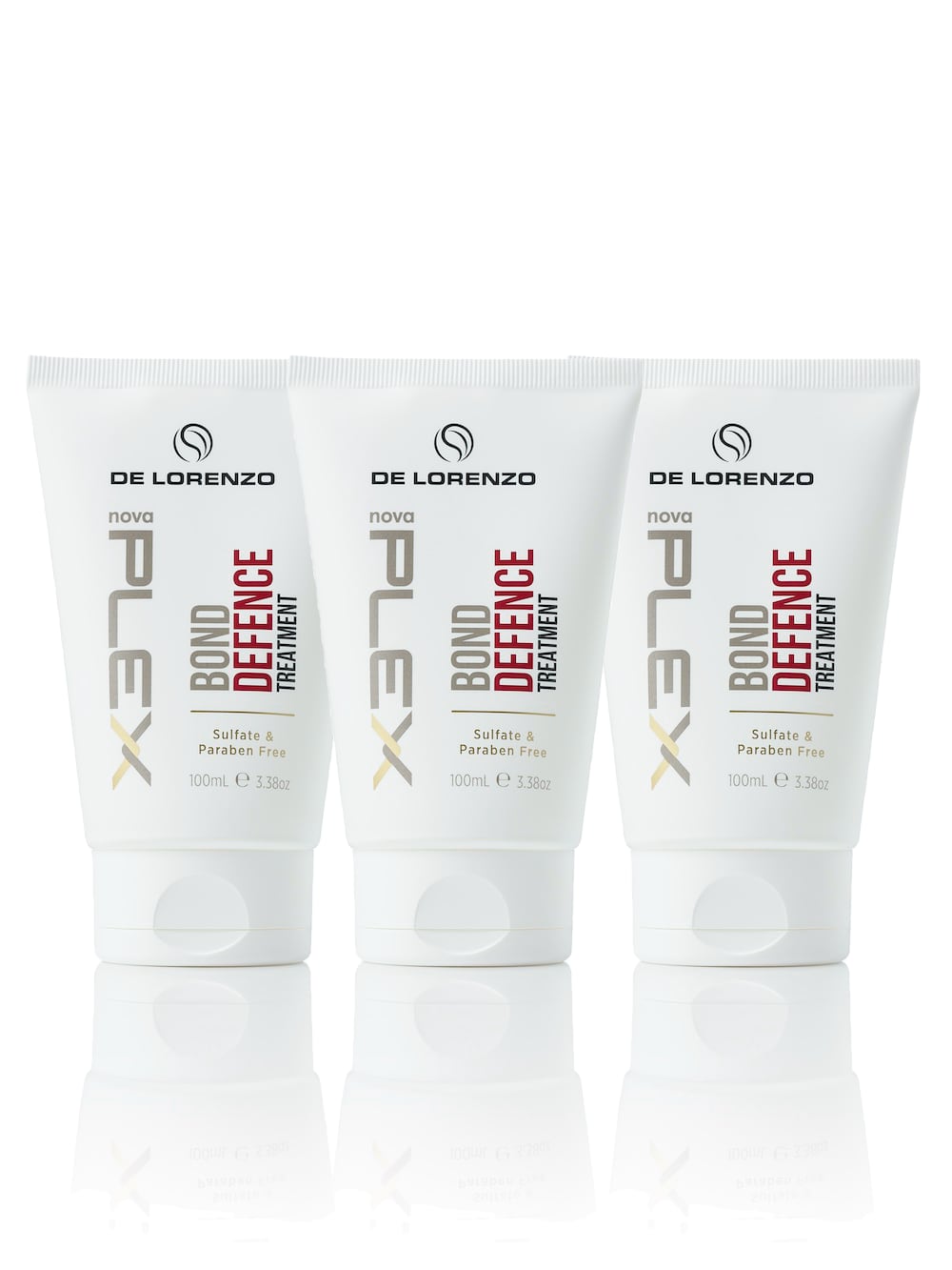 De Lorenzo Novaplex 3 Bond Defence Treatment 100ml Trio - Salon Warehouse