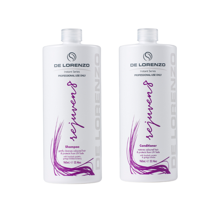 De Lorenzo Instant REJUVEN8 Shampoo & Conditioner 375ml Bundle