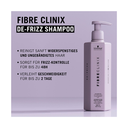 Schwarzkopf Professional Fibre Clinix De-Frizz Shampoo 300ml