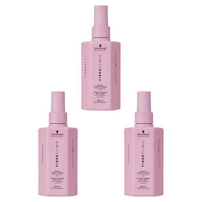 Schwarzkopf Professional Fibre Clinix Vibrancy Spray Conditioner 200ml Trio