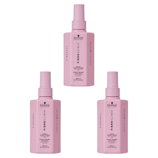 Schwarzkopf Professional Fibre Clinix Vibrancy Spray Conditioner 200ml Trio