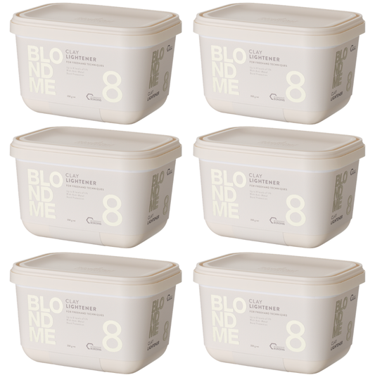 Schwarzkopf Professional BlondMe NEW Clay lightener 350g 6 Pack Bundle