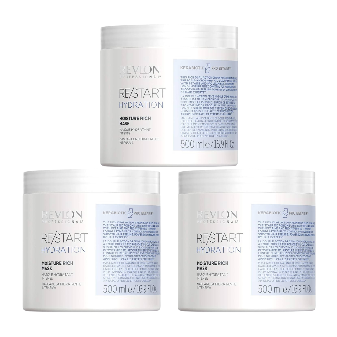 Revlon Re/Start Hydration Moisture Rich Mask 500ml Trio