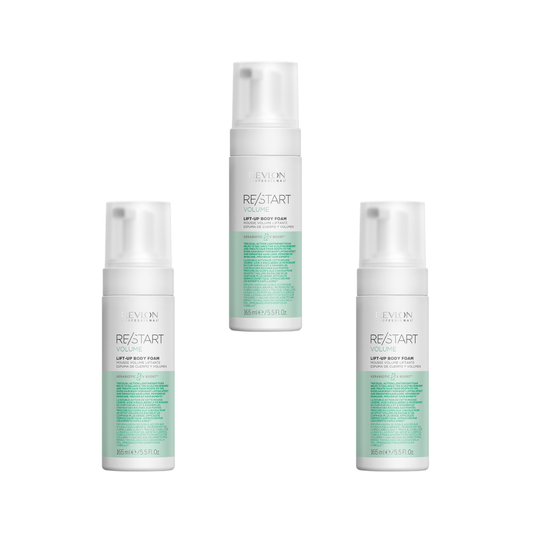 Revlon Restart Volume Lift-Up Body Foam 165ml Trio