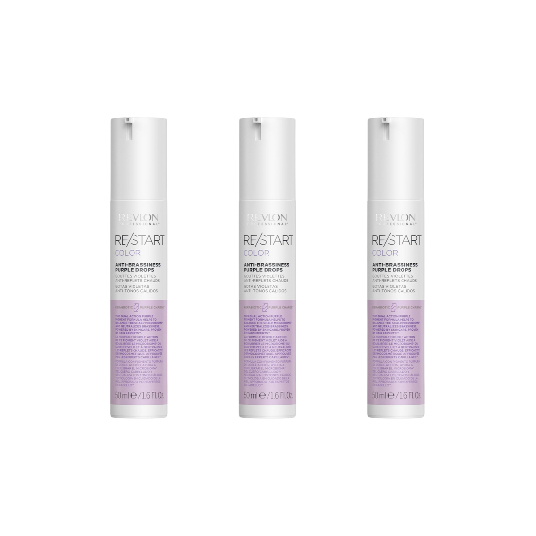 Revlon Re/Start Color Anti-Brassiness Purple Drops 50ml Trio