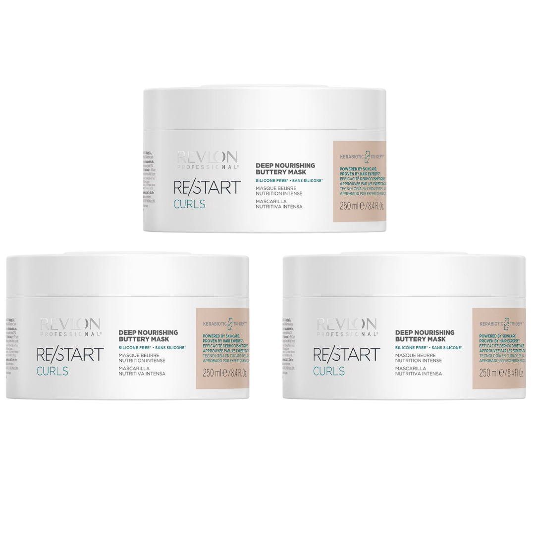 Revlon Re/Start Curls Deep Nourishing Buttery Mask 250ml Trio