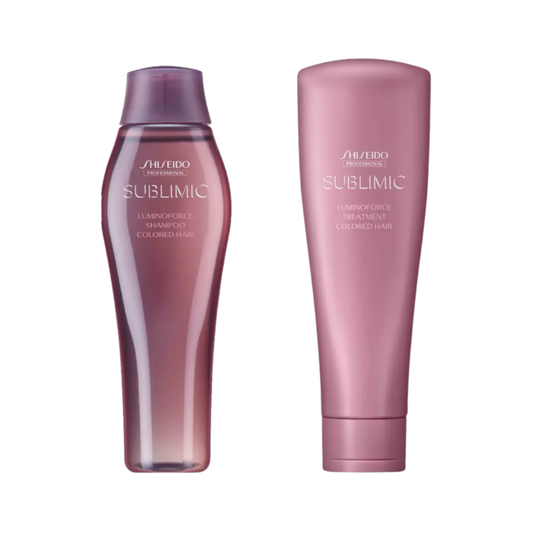 Shiseido Professional Sublimic Luminoforce Shampoo & Treatment Colored Hair 250ml Duo