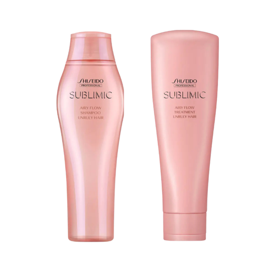Shiseido Professional Sublimic Airy Flow Shampoo & Treatment Unruly Hair 250g Duo