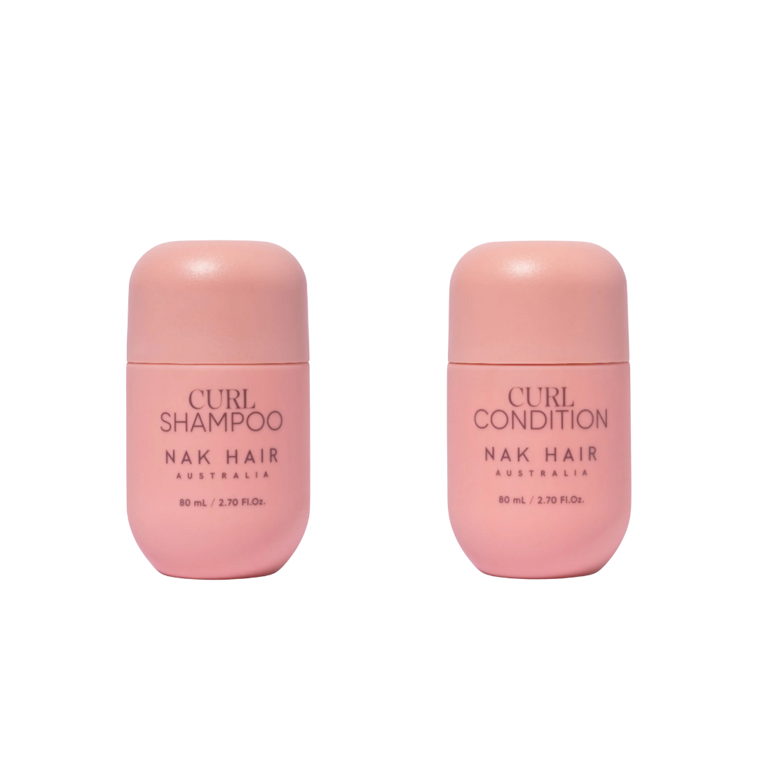 NAK Signature Curl Shampoo & Conditioner 80ml Duo NEW