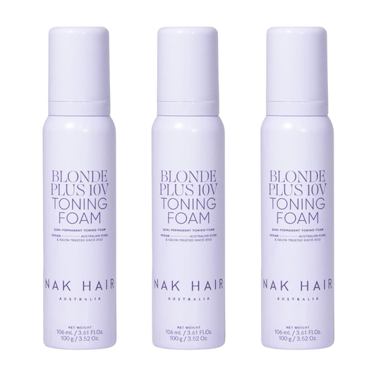 NAK Signature Blonde Plus 10V Toning Foam 100g Trio