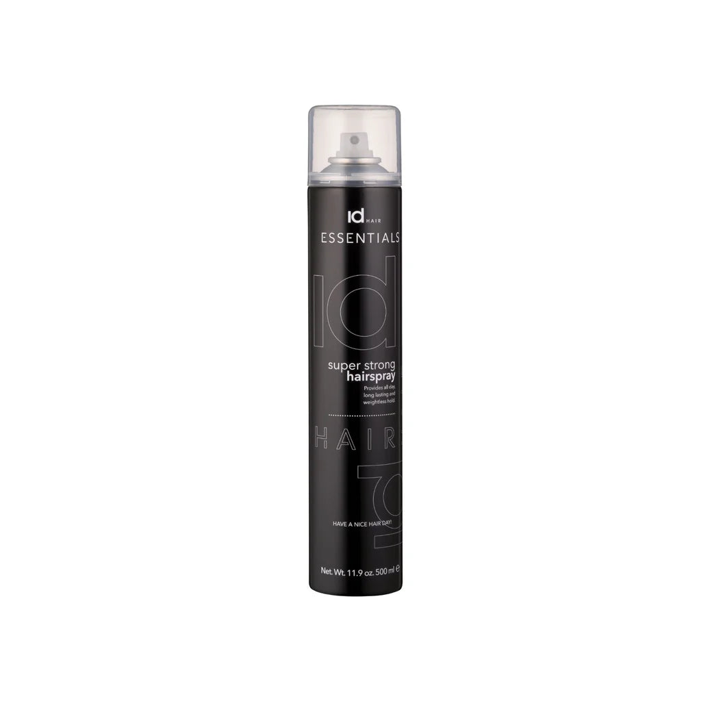 idHAIR Essentials Super Strong Hold Hair Spray 500ml - Salon Warehouse