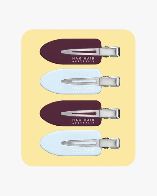 NAK No Crease Hair Clips 4 Pack