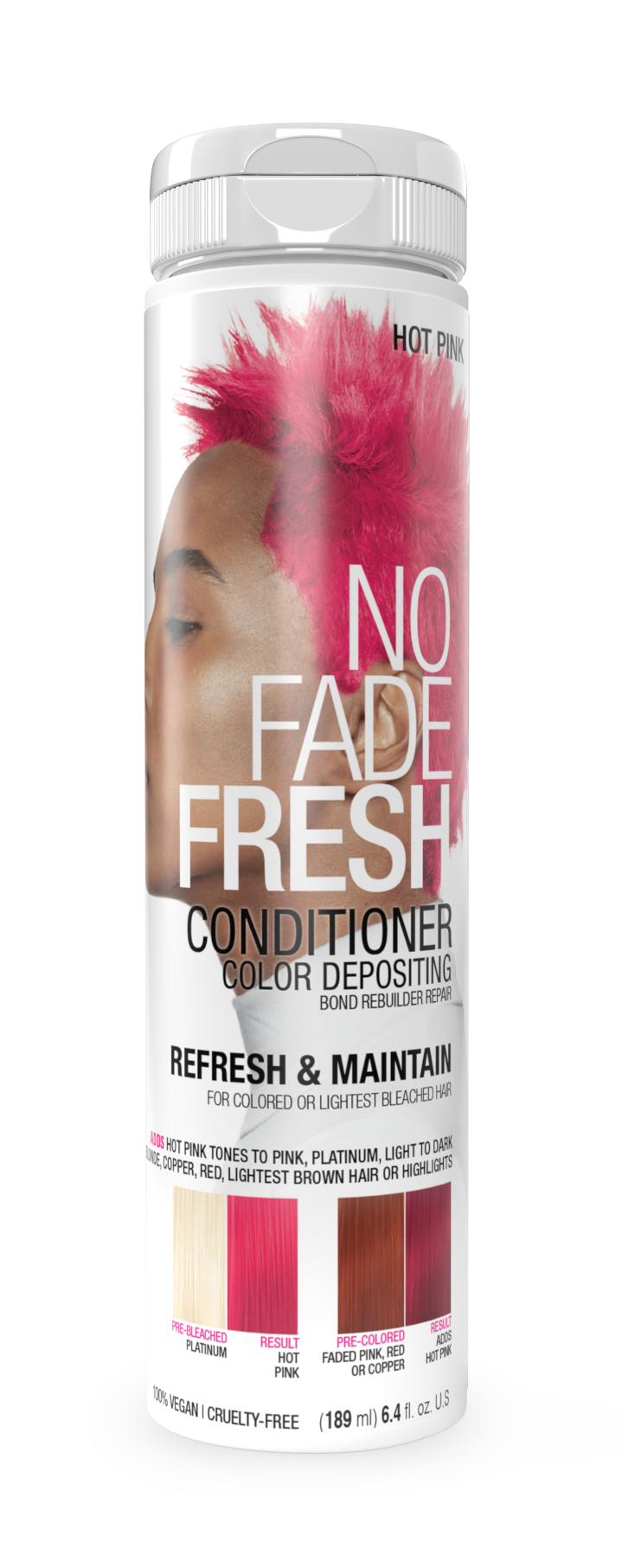 No Fade Fresh Semi Permanent Colour Depositing Conditioner Hot Pink 189ml