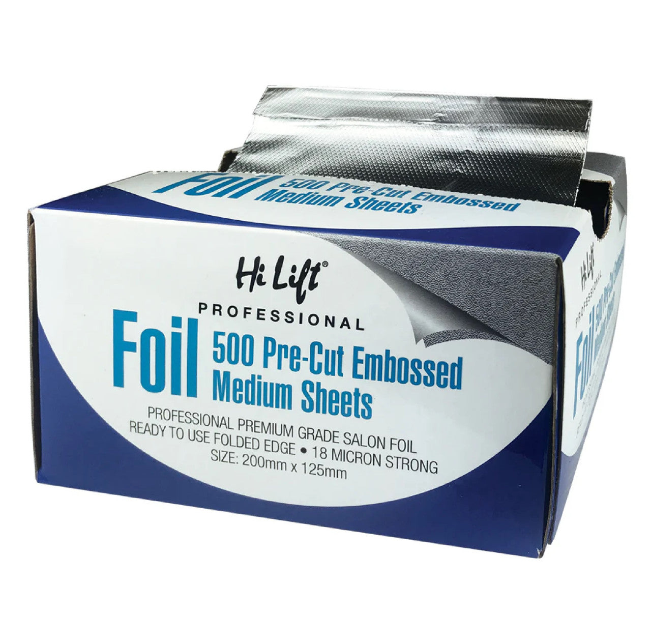 Hi Lift Foil 500 Pre Cut Folded Sheets - Medium - 18 Micron  Silver
