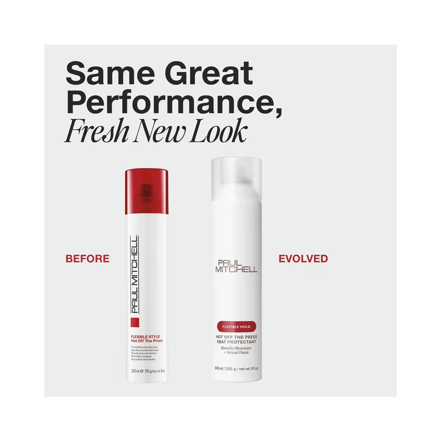 Paul Mitchell Hot Off The Press Heat Protectant - flexible hold, humidity resistance