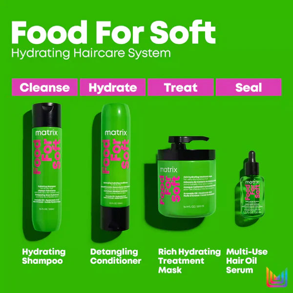Matrix Food for Soft Rich Hydrating Mask Treatment 500ml Trio - Salon Warehouse