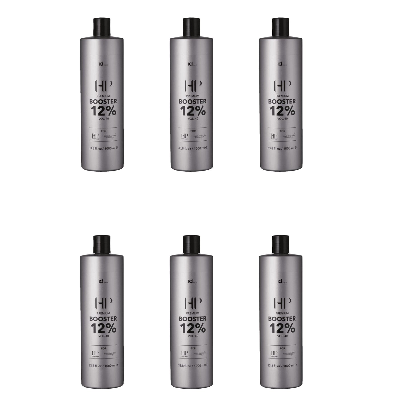 IdHAIR Hair Paint HP/HP Free Booster 12% 6 x 1000ml - Salon Warehouse