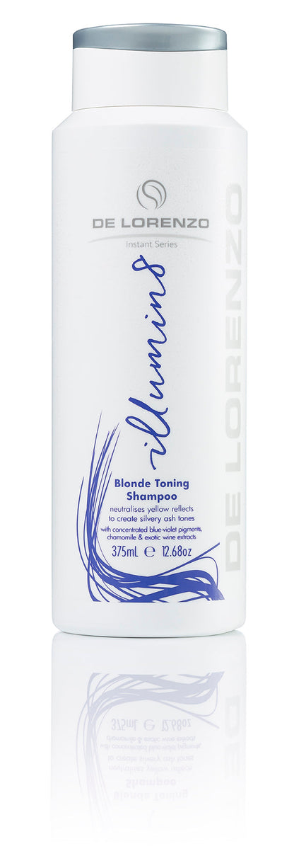 De Lorenzo Instant Illumin8 Blonde Toning Shampoo & Conditioner Duo 375ml - Salon Warehouse