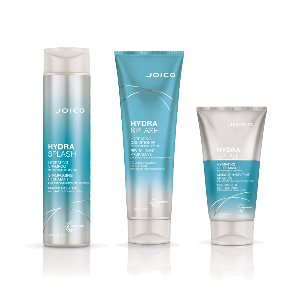 Joico Hydrasplash Hydrating Shampoo, Conditioner & Gel Masque Trio - Salon Warehouse