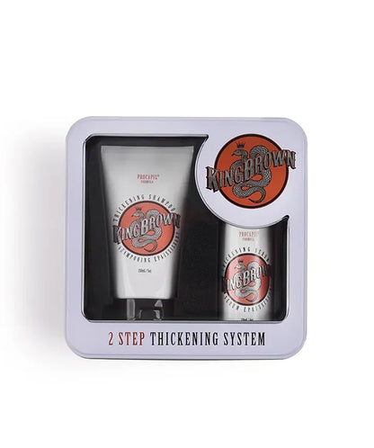 KING BROWN 2 Step Thickening System / 1 Month Supply 270ml
