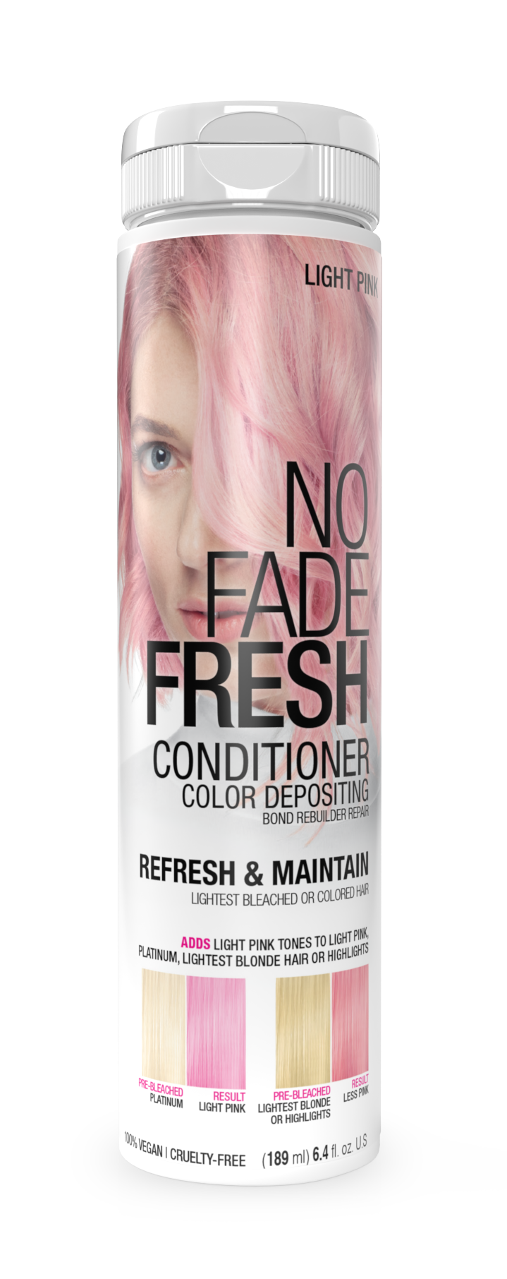 No Fade Fresh Semi Permanent Colour Depositing Conditioner Light Pink 189ml