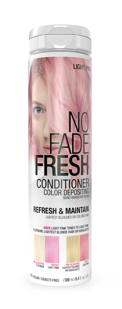 No Fade Fresh Semi Permanent Colour Depositing Conditioner Light Pink 189ml