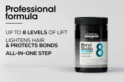 L'Oreal Blond Studio 8 with Bonder inside 500G - Salon Warehouse