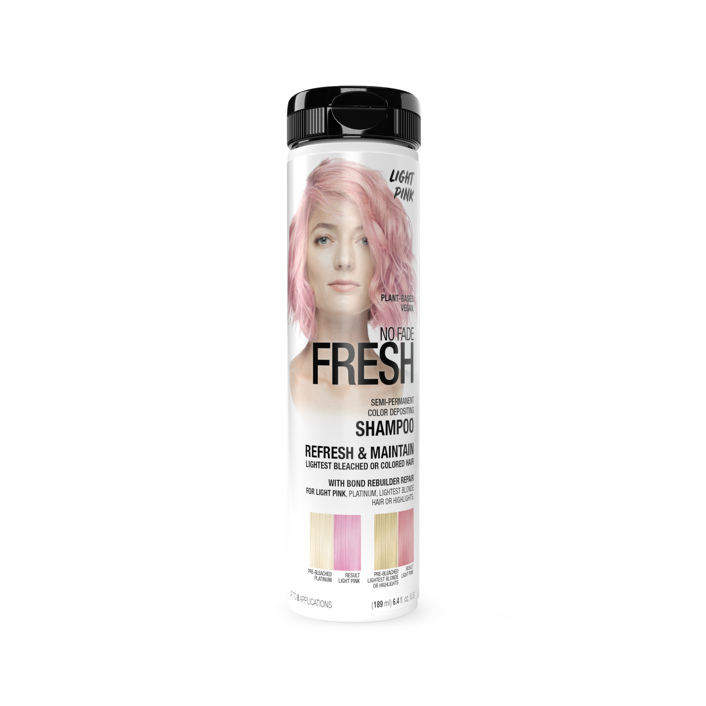 No Fade Fresh Semi Permanent Colour Depositing Shampoo Light Pink 189ml