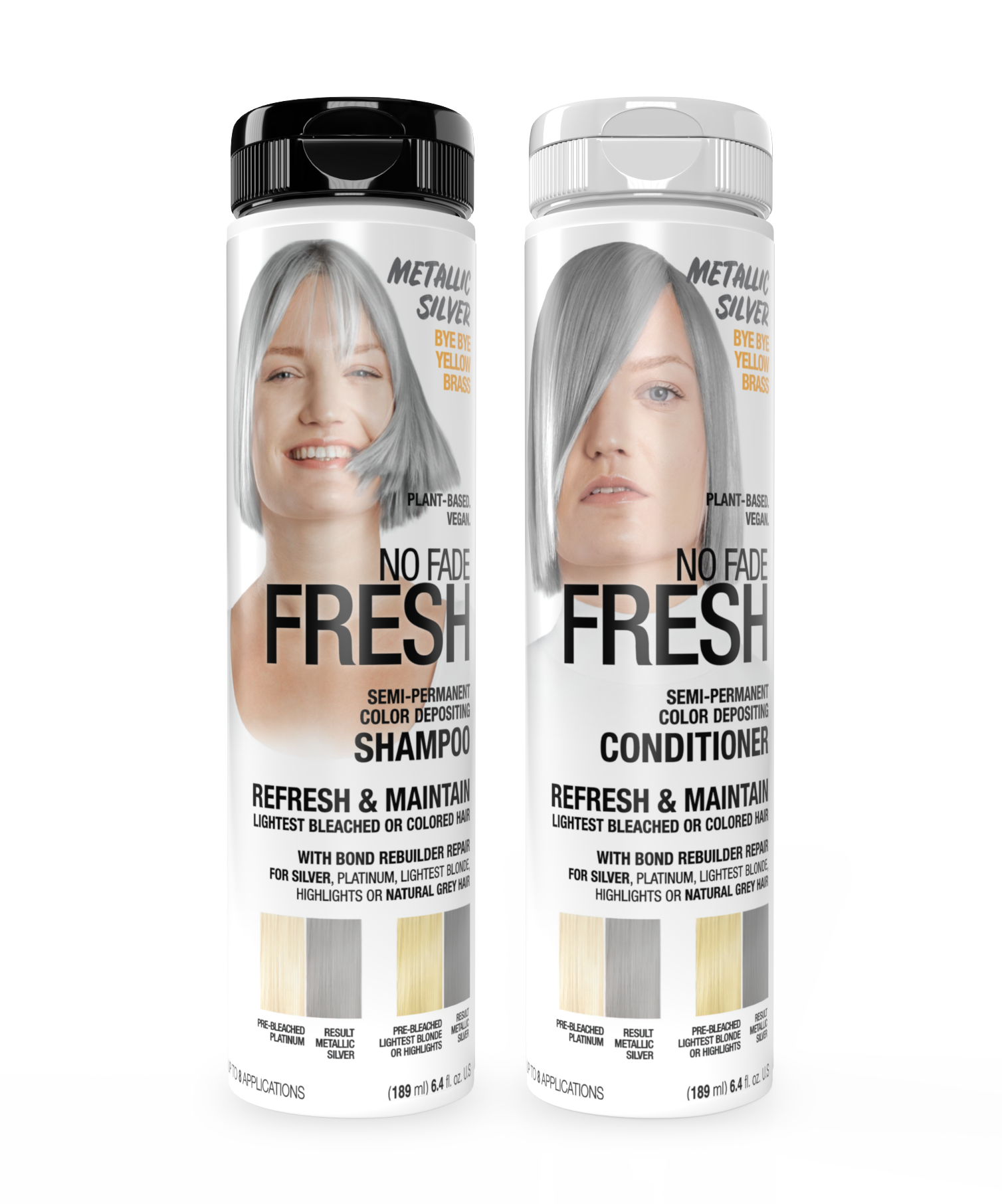 No Fade Fresh Colour Depositing Shampoo & Conditioner Duo Metallic ...