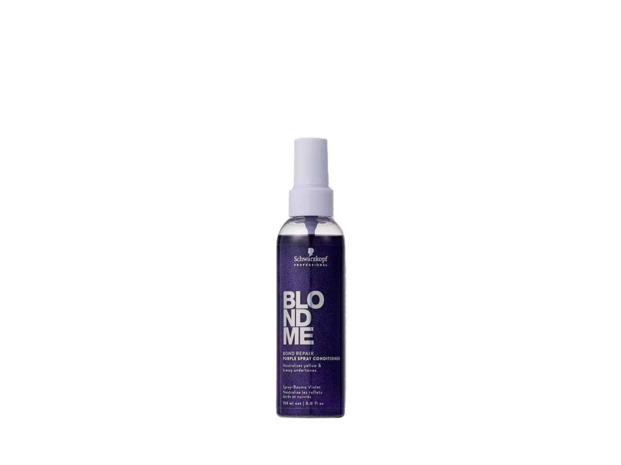 Schwarzkopf Professional BlondMe Bond Repair Purple Spray Conditioner 150ml - Salon Warehouse 