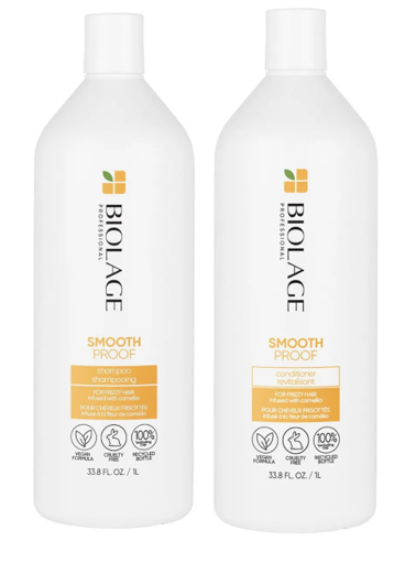 Matrix Biolage Smoothproof Shampoo And Conditioner 1000ml Duo Pack