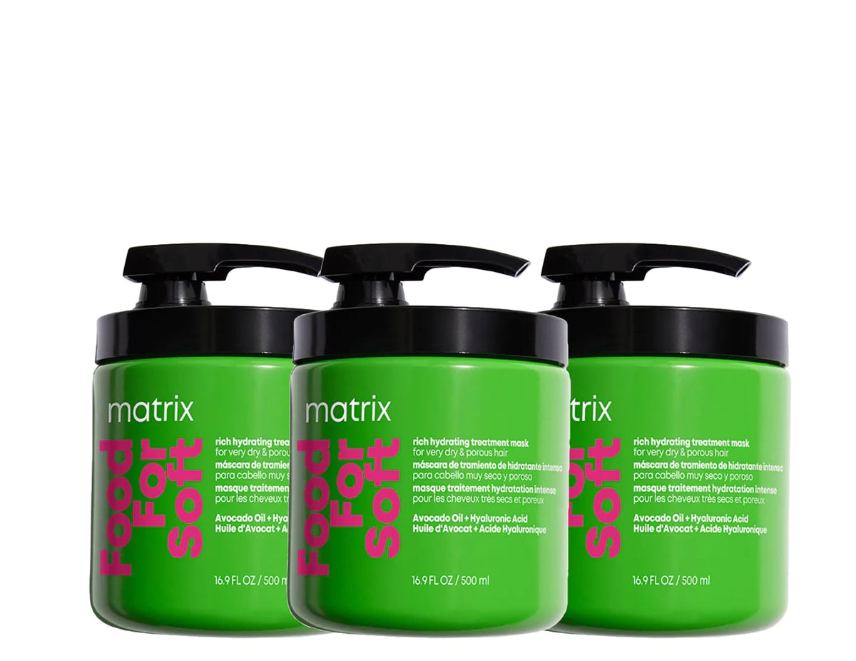 Matrix Food for Soft Rich Hydrating Mask Treatment 500ml Trio - Salon Warehouse