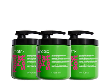 Matrix Food for Soft Rich Hydrating Mask Treatment 500ml Trio - Salon Warehouse