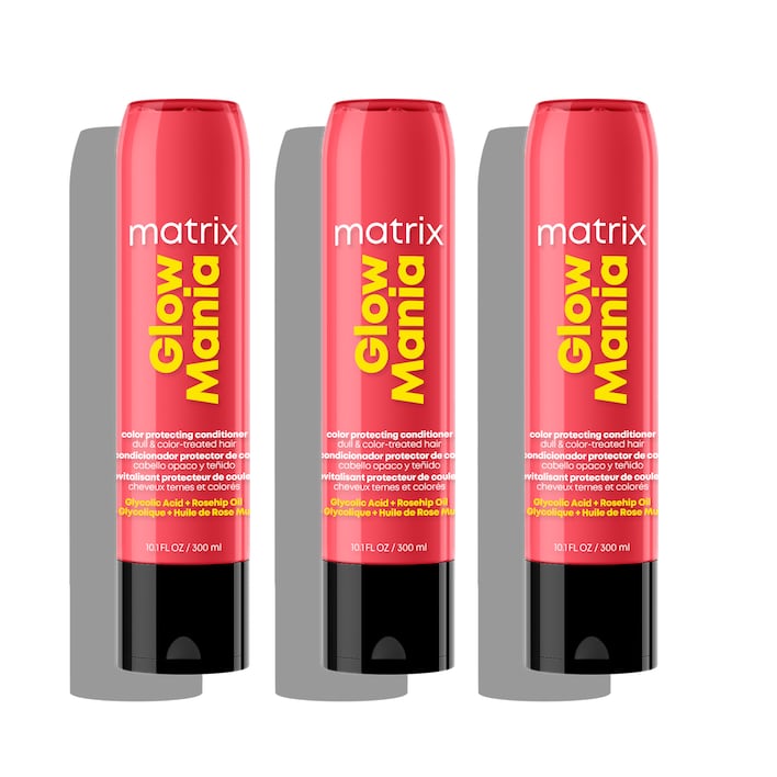 Matrix Glow Mania Colour Protecting Conditioner 300ml Trio - Salon Warehouse
