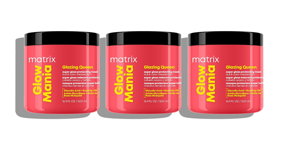 Matrix Glow Mania Super Gloss Protecting Mask 500ml Trio - Salon Warehouse
