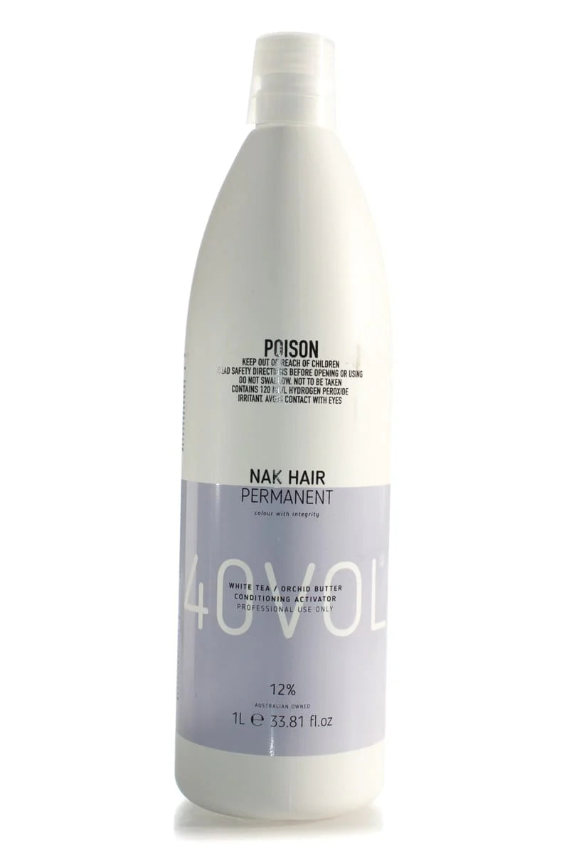NAK 40Vol Conditioning Activator 12% 1000ml - Salon Warehouse
