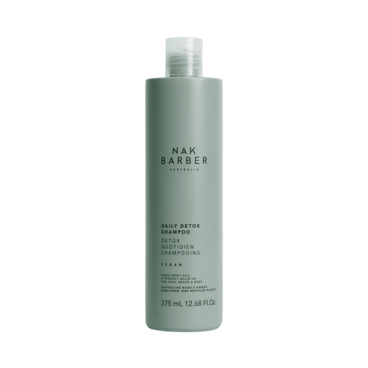 NAK Hair Barber Daily Detox Shampoo 375ml - Salon Warehouse
