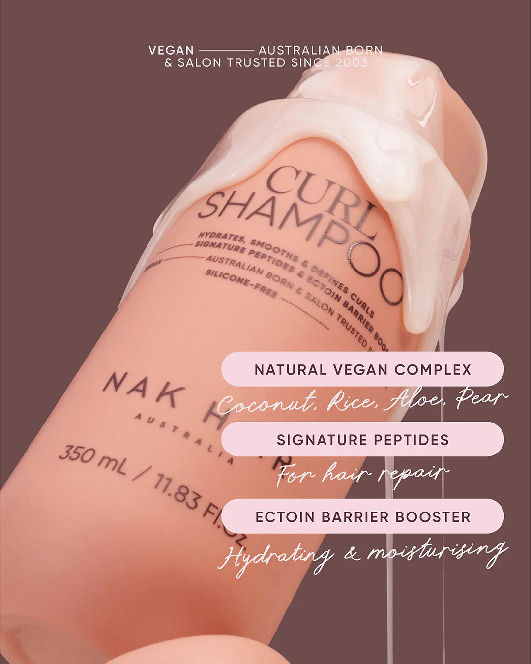 NAK Signature Curl Shampoo 1000ml NEW