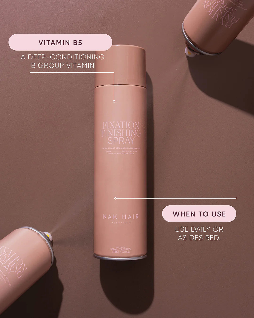 NAK Signature Fixation Finishing Spray 400g